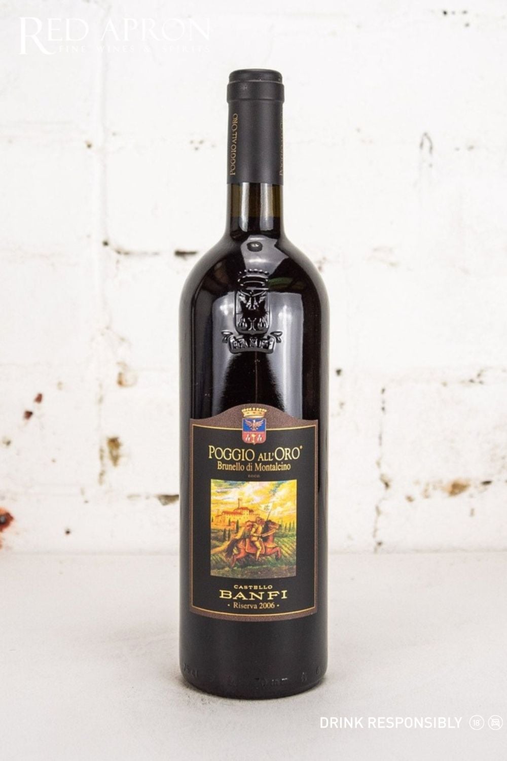 Rượu vang Ý Castello Banfi Poggio all'Oro Brunello di Montalcino Riserva DOCG với điểm số cao.