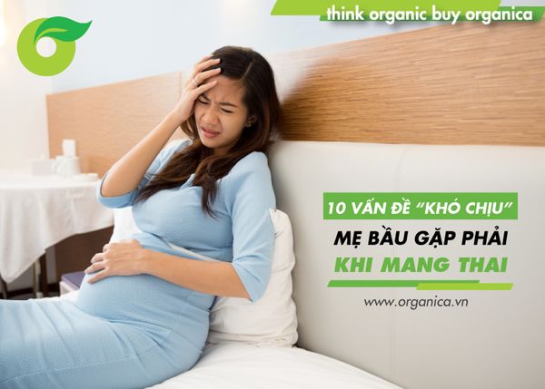 10 vấn đề “khó chịu” mẹ bầu thường gặp phải và các lưu ý về dinh dưỡng cần tránh khi mang thai