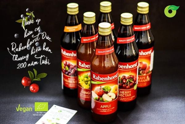 Nước Ép Hữu Cơ Rabenhorst – Tinh Túy Thiên Nhiên Trong Từng Giọt