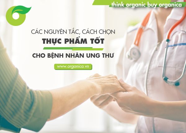 Các nguyên tắc, cách chọn thực phẩm tốt cho bệnh nhân ung thư