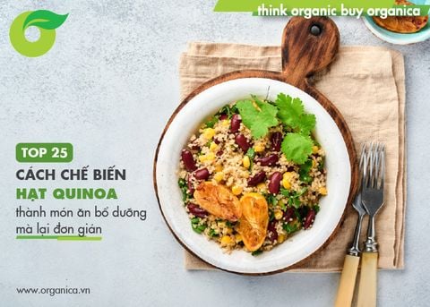 Top 25 cách chế biến hạt quinoa thành món ăn bổ dưỡng mà lại đơn giản