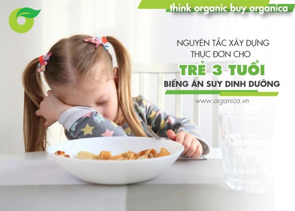 Nguyên tắc xây dựng thực đơn cho trẻ 3 tuổi biếng ăn suy dinh dưỡng