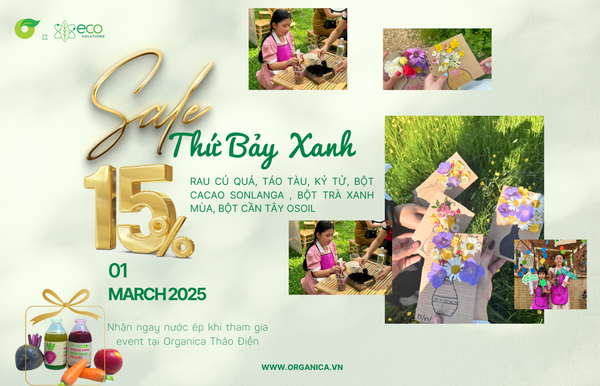 THỨ BẢY XANH – HOẠT ĐỘNG Ý NGHĨA CHO GIA ĐÌNH VÀ BÉ YÊU