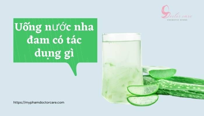 Uống nước nha đam có tác dụng gì?