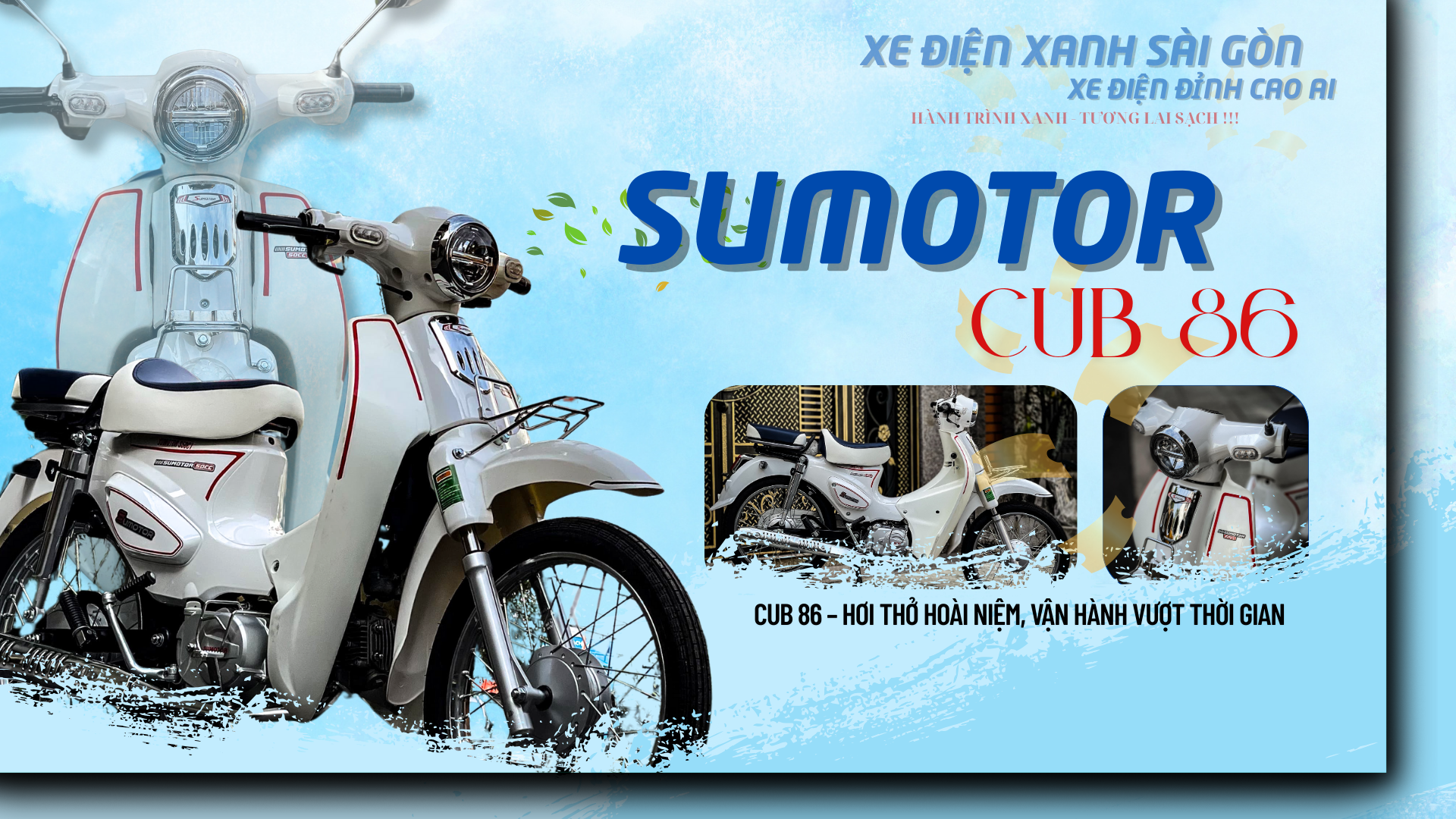 Sumotor Cub 86 50cc – Huyền thoại trở lại với diện mạo mới