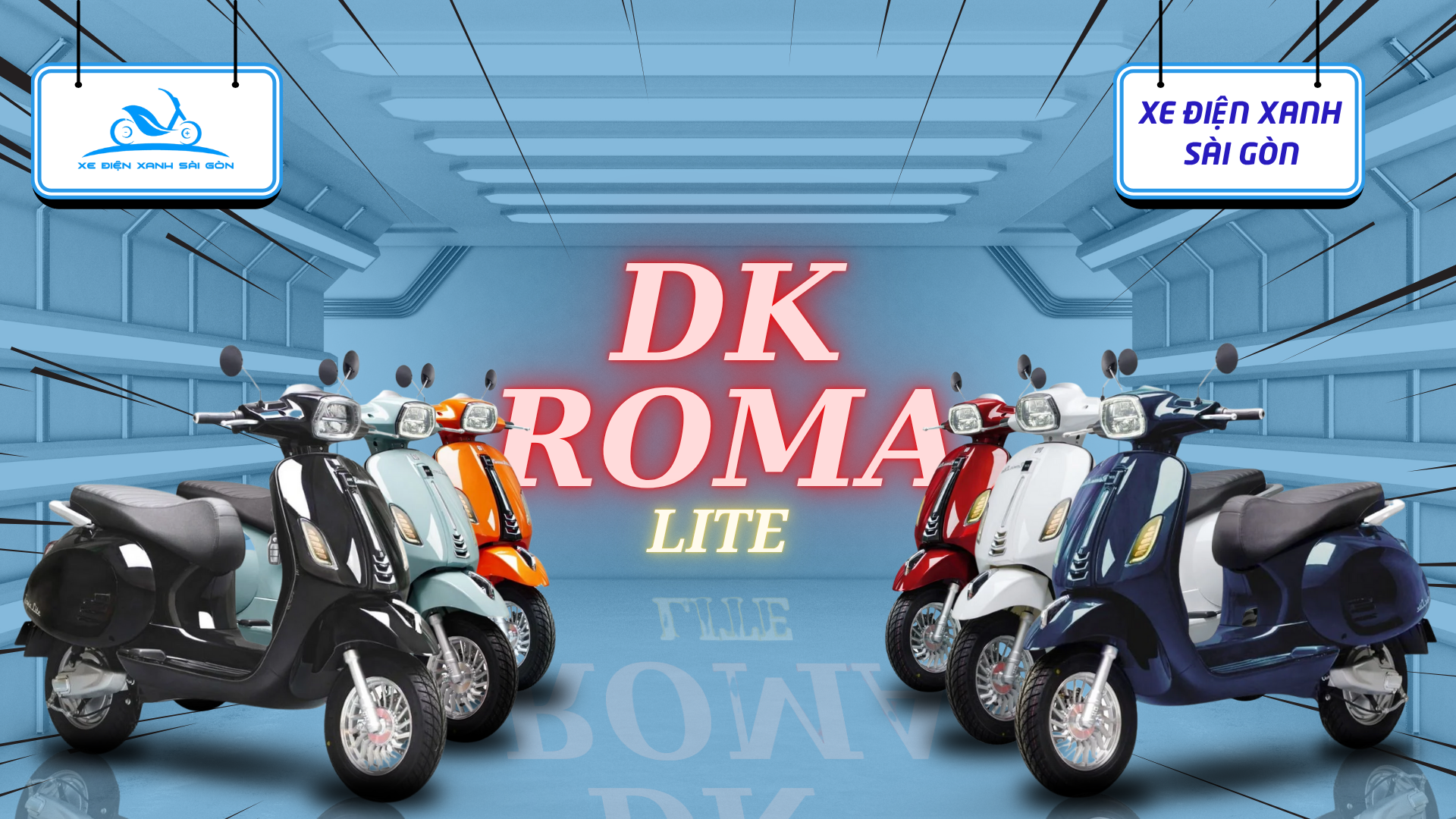 Thiết kế đậm chất Ý – đẳng cấp từng đường nét là những gì mà xe máy điện DK Roma Lite đã làm được trên mẫu xe của nhà sản xuất?