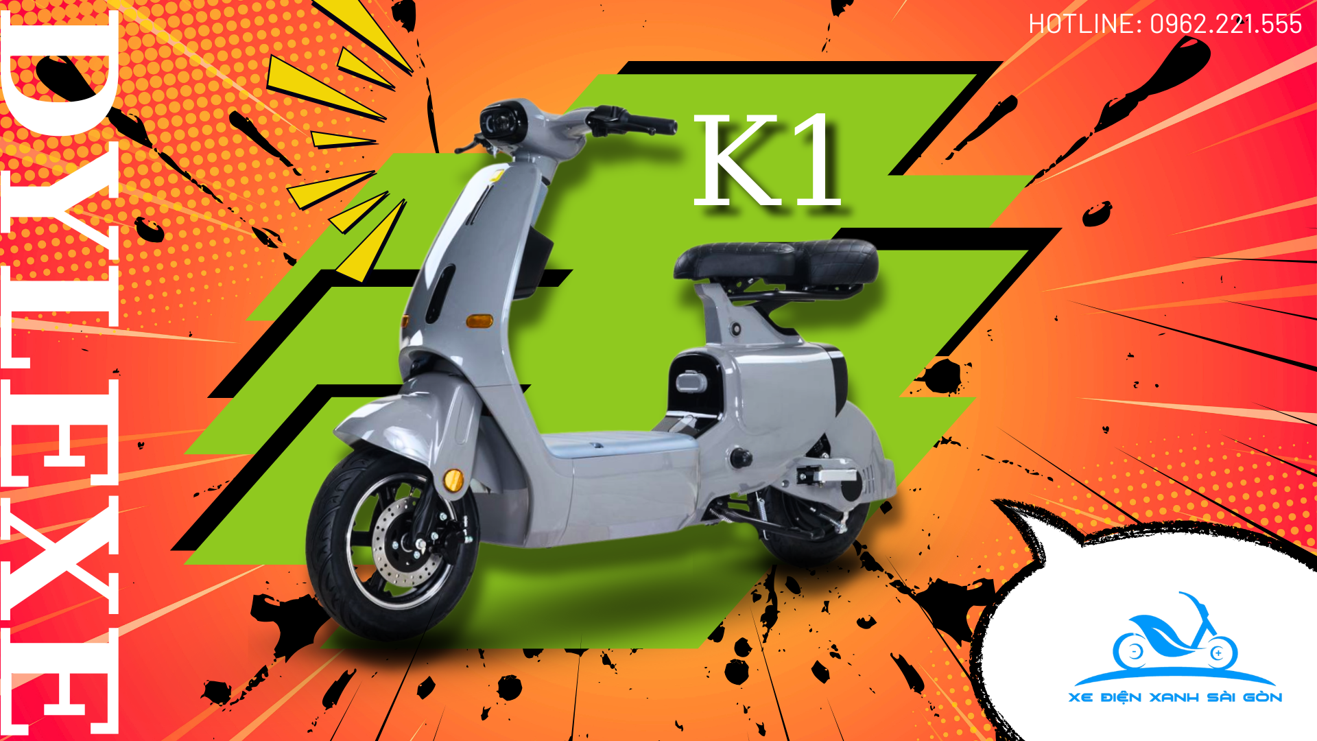 Xe đạp điện K1 Dylexe – Lựa chọn tối ưu cho học sinh tại Xe điện xanh Sài Gòn