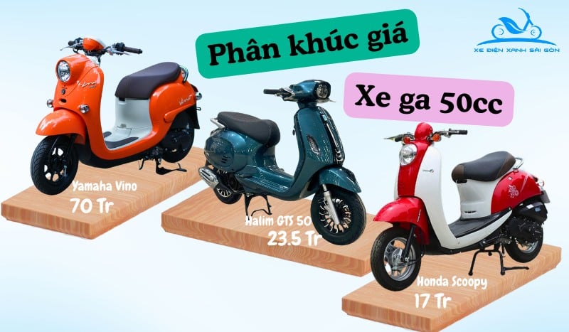 Phân khúc gía xe tay ga 50cc