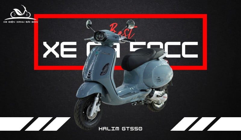 Xe tay ga 50cc Halim GTS50