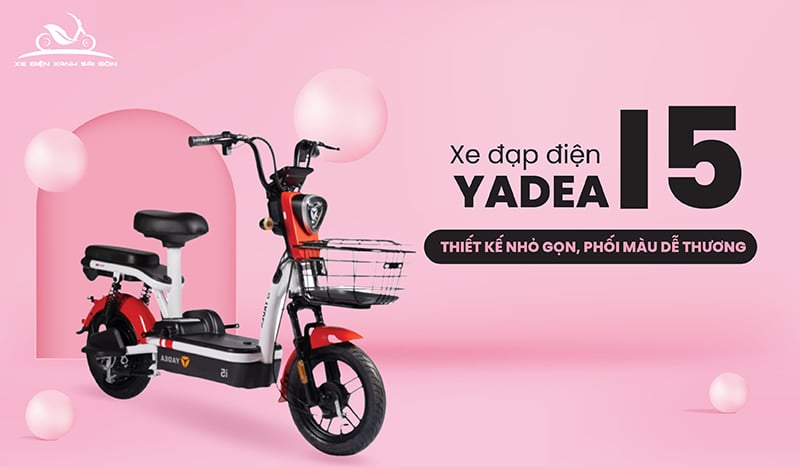 Thiết kế nhỏ gọn của xe đạp điện Yadea I5