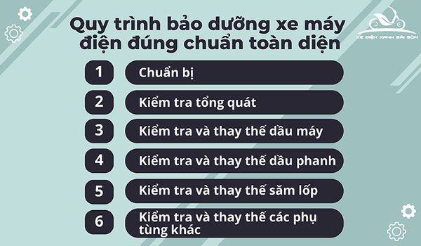 Quy trình bảo dưỡng xe máy điện đúng chuẩn toàn diện