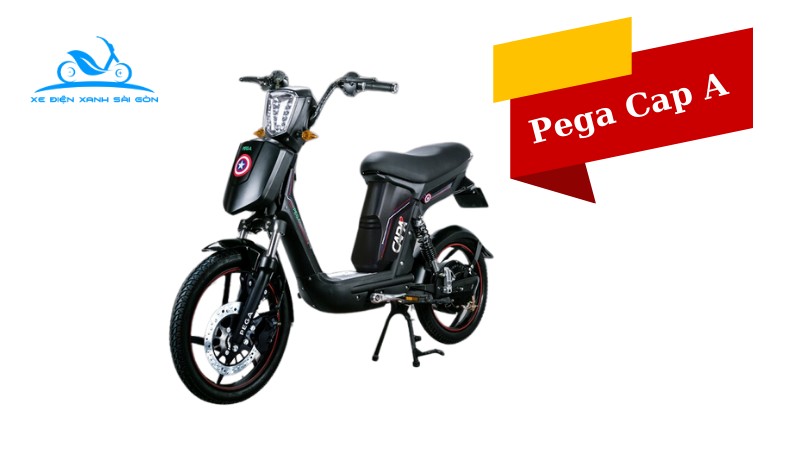 Xe đạp điện màu đen Pega Cap A