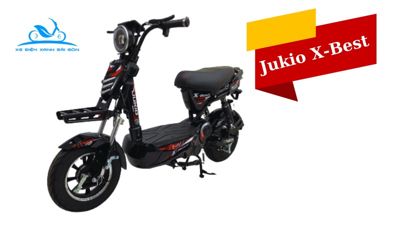 Xe đạp điện màu đen Jukio X-Best