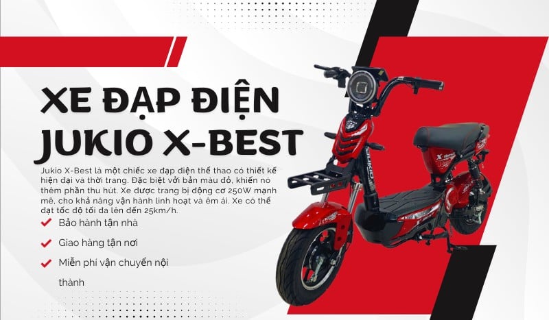 Xe đạp điện Jukio X-Best