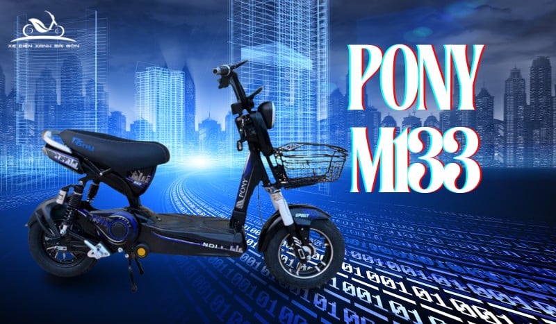 Xe đạp điện Pony M133 cá tính