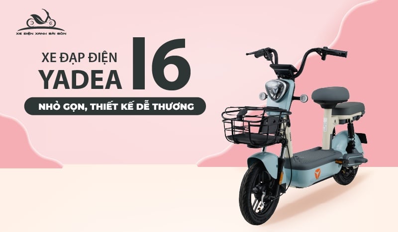 Kiểu dáng thiết kế xe đạp điện yadea i6