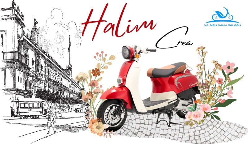 Xe Máy Crea 50CC Halim