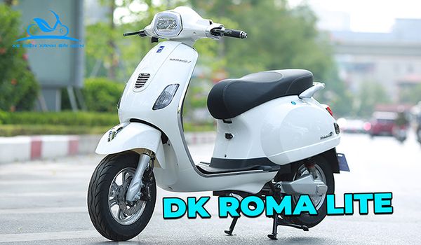 Xe máy điện DK Roma Lite đèn vuông