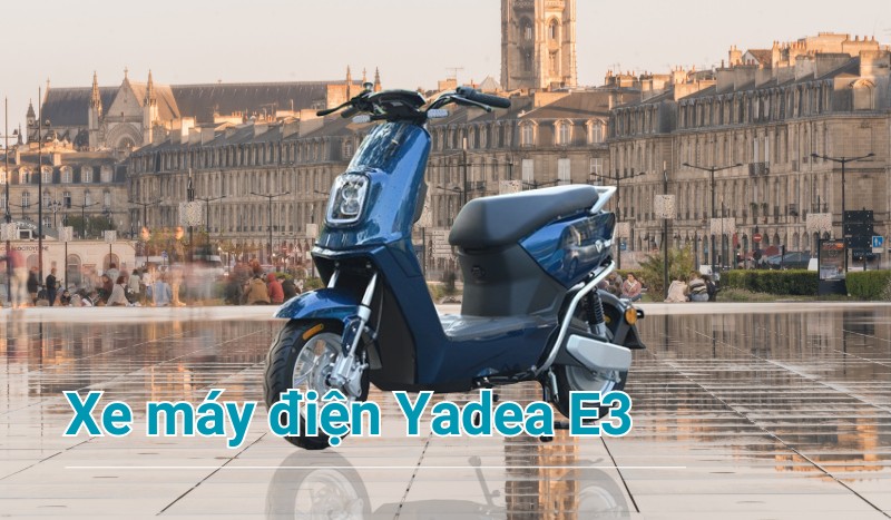 Xe máy điện Yadea E3 thiểt kế nhỏ gọn