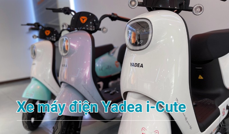Xe máy điện Yadea I-Cute thiểt kế nhỏ gọn