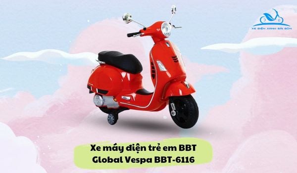 Xe máy điện trẻ em BBT Global Vespa BBT-6116
