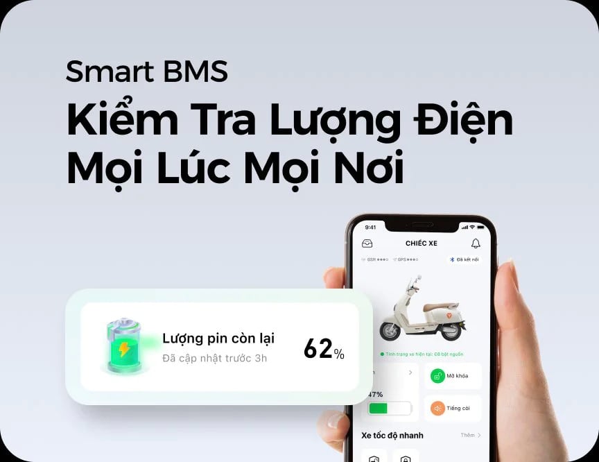 Hệ thống BMS của Yadea Ossy