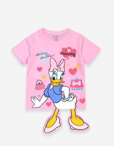 Đầm Thun Disney Chuột Mickey Winnie The Pooh Gấu Bambi Peter Pan Tiên Nữ  Vịt Daisy Dumbo Hoạt Hình In Nữ Thun Cotton áo Sơ Mi Nam / Ngọn Thun