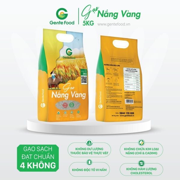 Gạo Nắng Vàng Gente Food