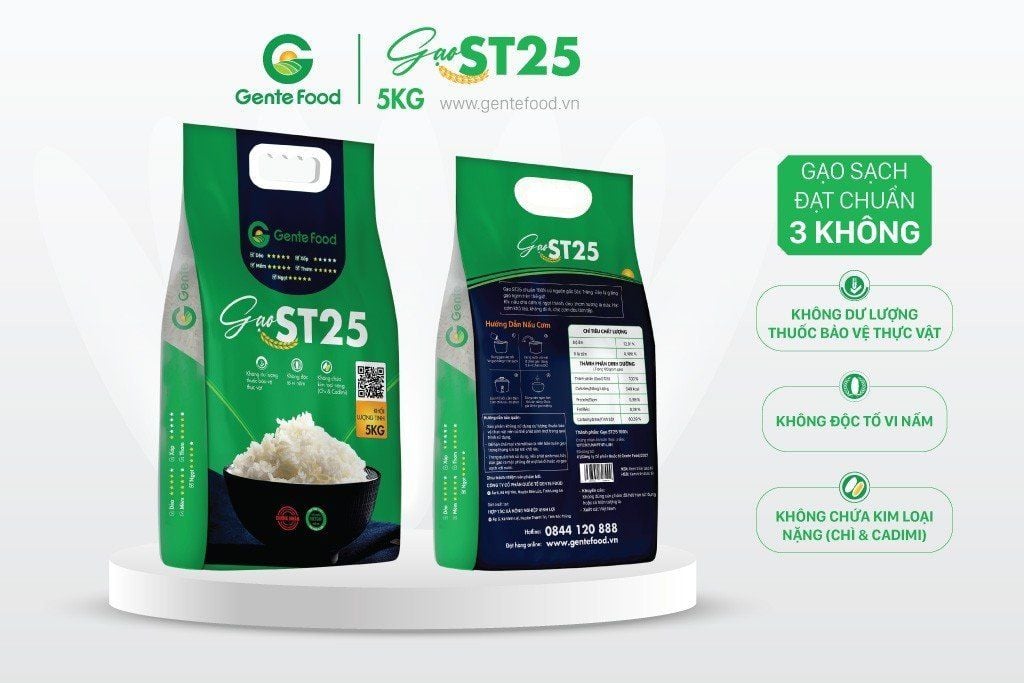 Gạo ST25 tại Gente Food