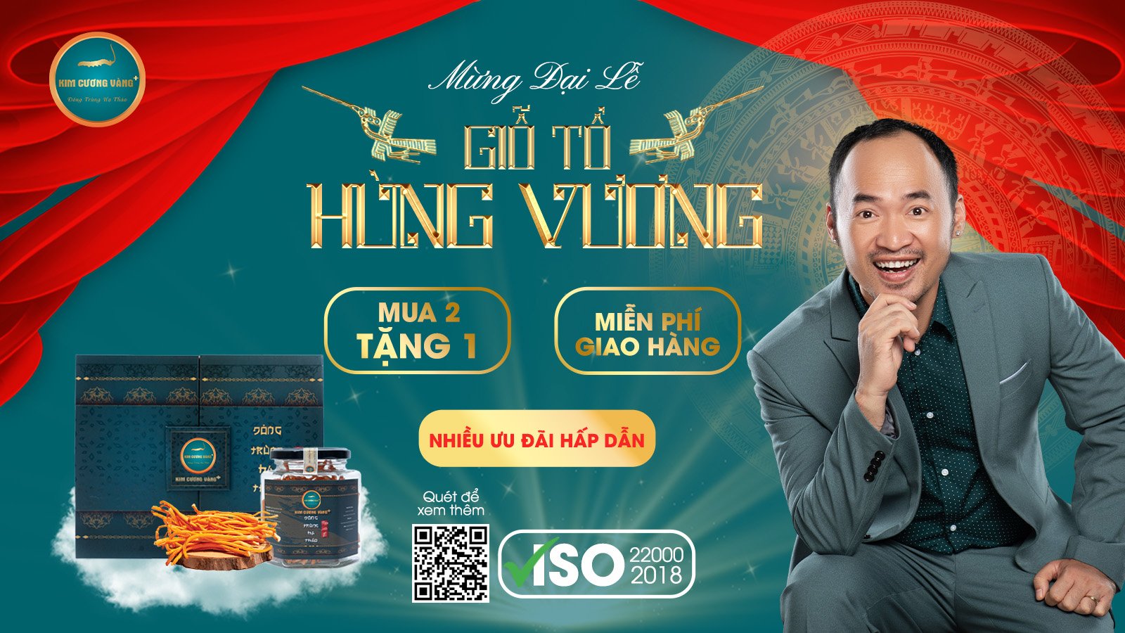 MỪNG ĐẠI LỄ GIỖ TỔ HÙNG VƯƠNG | SĂN QUÀ TO - CHO SỨC KHỎE VÀNG | ƯU ĐÃI ĐẾN 50%