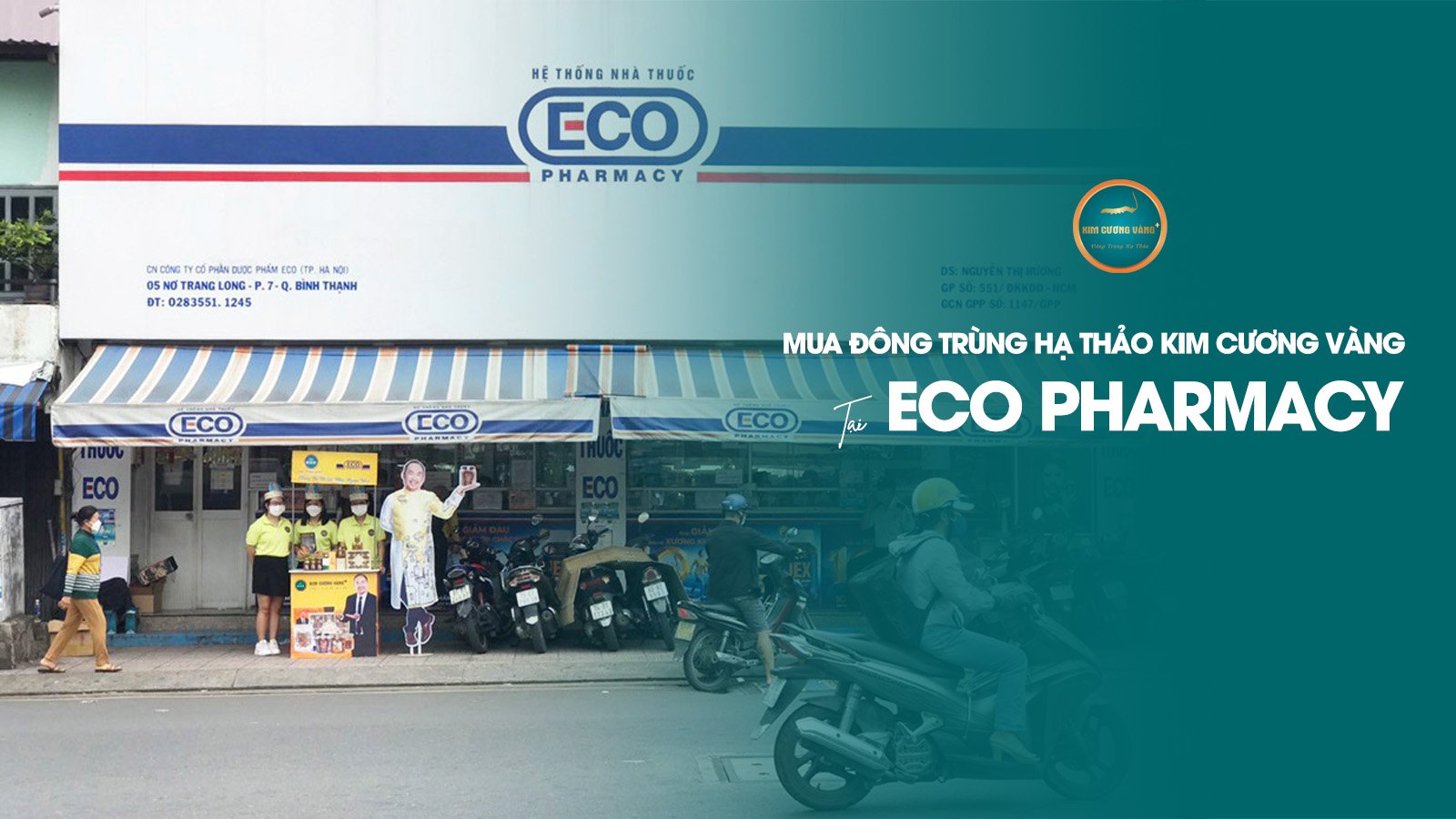 Đông Trùng Hạ Thảo Kim Cương Vàng Đã Có Mặt Trong Hệ Thống Nhà Thuốc Eco Pharmacy