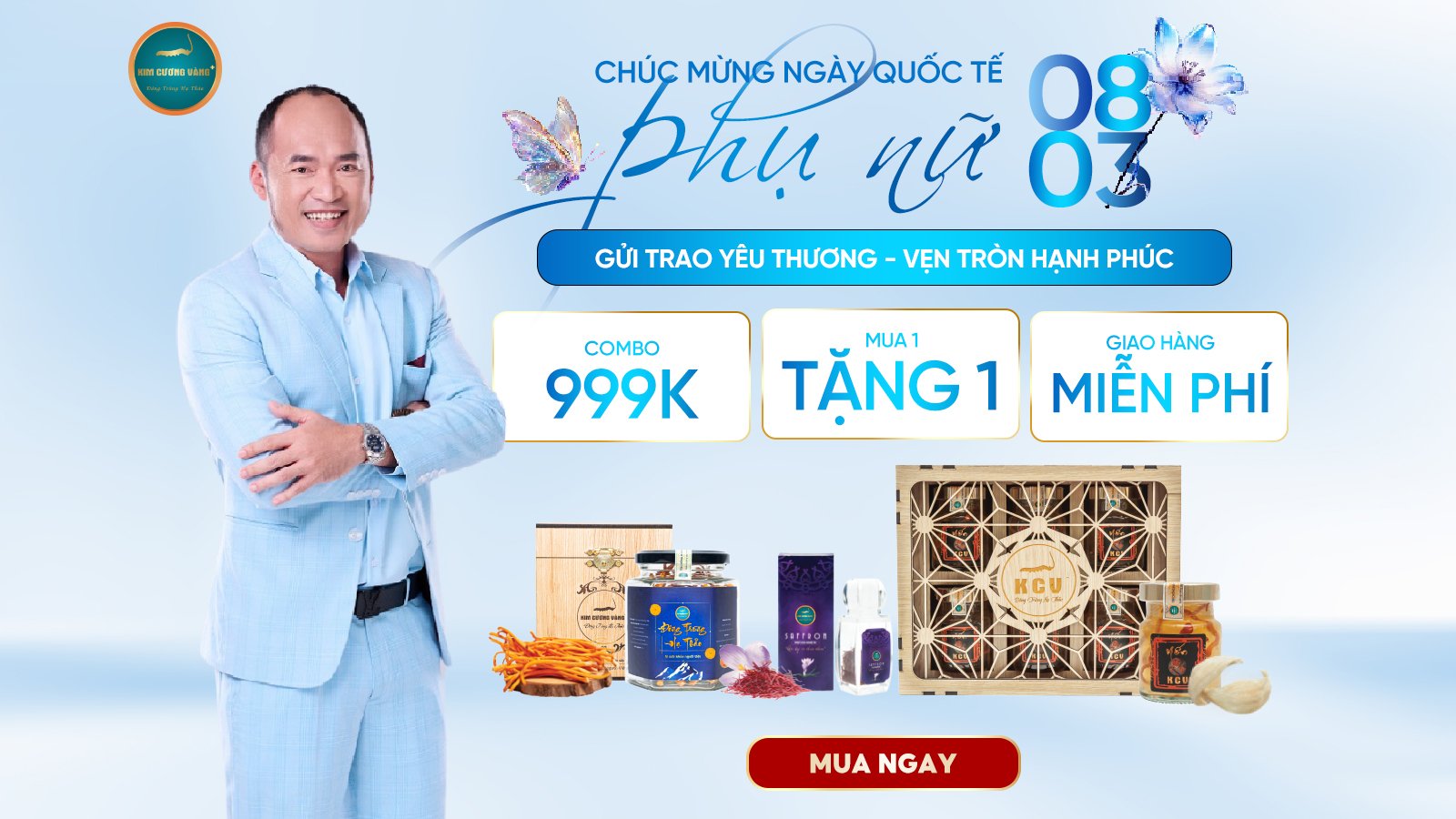 [ƯU ĐÃI 8/3] GỬI TRAO YÊU THƯƠNG – VẸN TRÒN HẠNH PHÚC