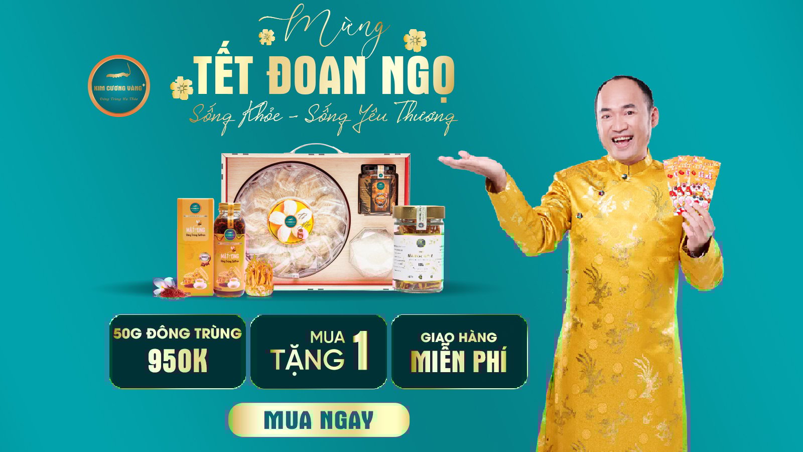 TẾT ĐOAN NGỌ | Sống Khỏe, Sống Yêu Thương | Ưu Đãi Đến 50% | Mua 1 Tặng 1 | Miễn Phí Giao Hàng
