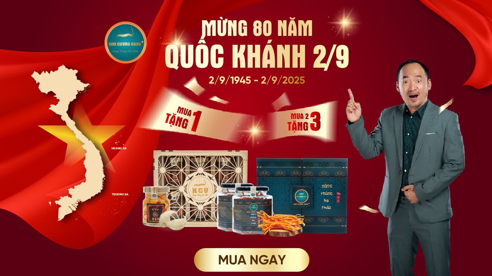TRAO GỬI SỨC KHỎE - LAN TỎA YÊU THƯƠNG | MỪNG 80 NĂM QUỐC KHÁNH 2/9 | ƯU ĐÃI MUA 1 TẶNG 1, MUA 2 TẶNG 3
