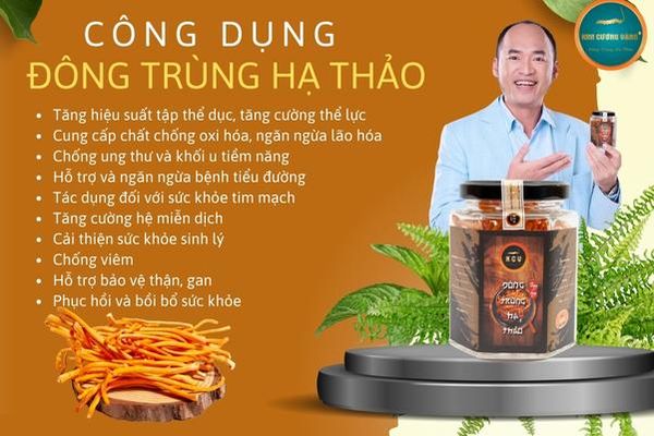 Công dụng của Đông Trùng Hạ Thảo khô