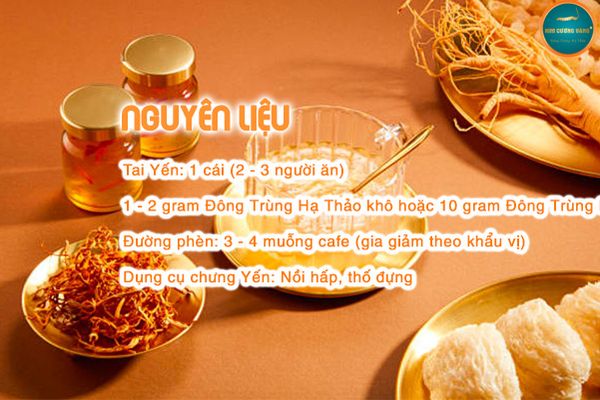 Đông Trùng Hạ Thảo chưng Yến