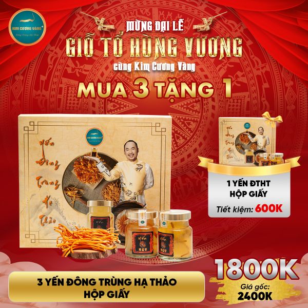 Khuyễn mãi giỗ Tổ Hùng Vương Kim Cương Vàng