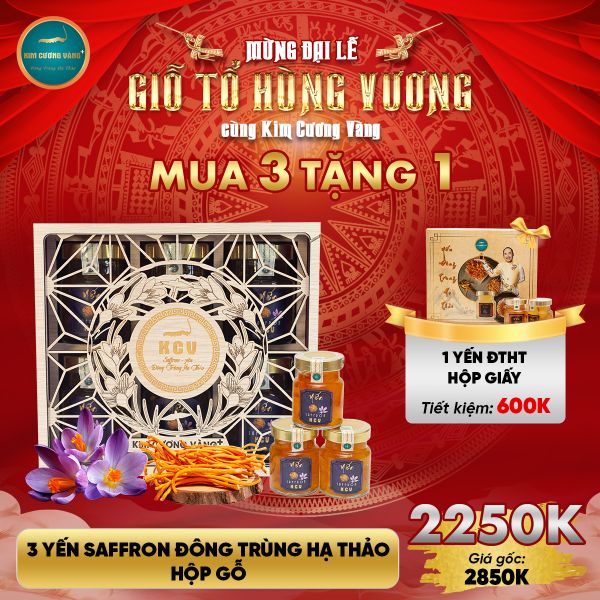 Khuyễn mãi giỗ Tổ Hùng Vương Kim Cương Vàng