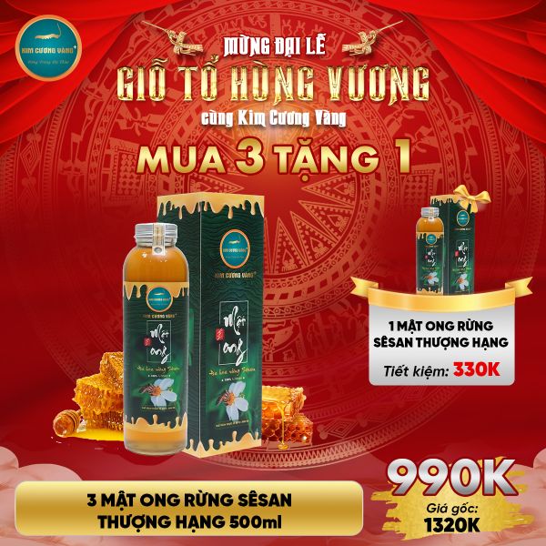 Khuyễn mãi giỗ Tổ Hùng Vương Kim Cương Vàng