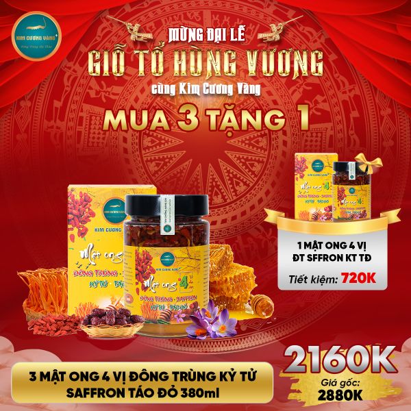 Khuyễn mãi giỗ Tổ Hùng Vương Kim Cương Vàng