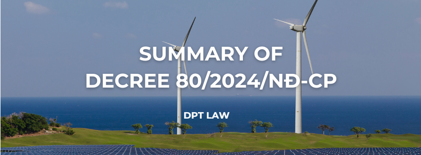 Summary of Decree 80/2024/NĐ-CP
