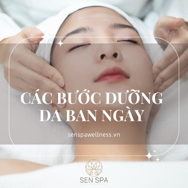 Các bước dưỡng da ban ngày