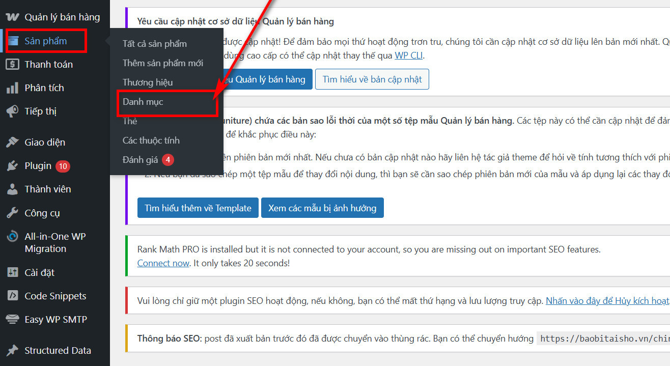 Cách Tạo Danh Mục Sản Phẩm Trong Wordpress - Cách Tạo Category Trong WordPress