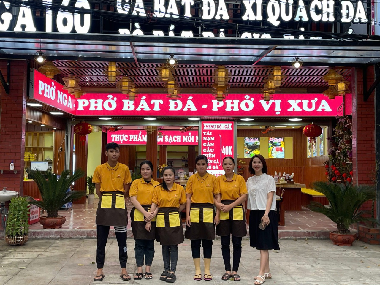 Bài viết khai trương quán phở - Phở Nga