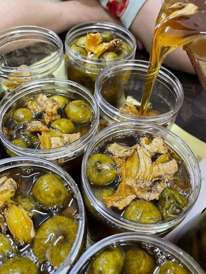 Bài viết quảng cáo đồ ăn vặt - Sấu ngâm đường gừng