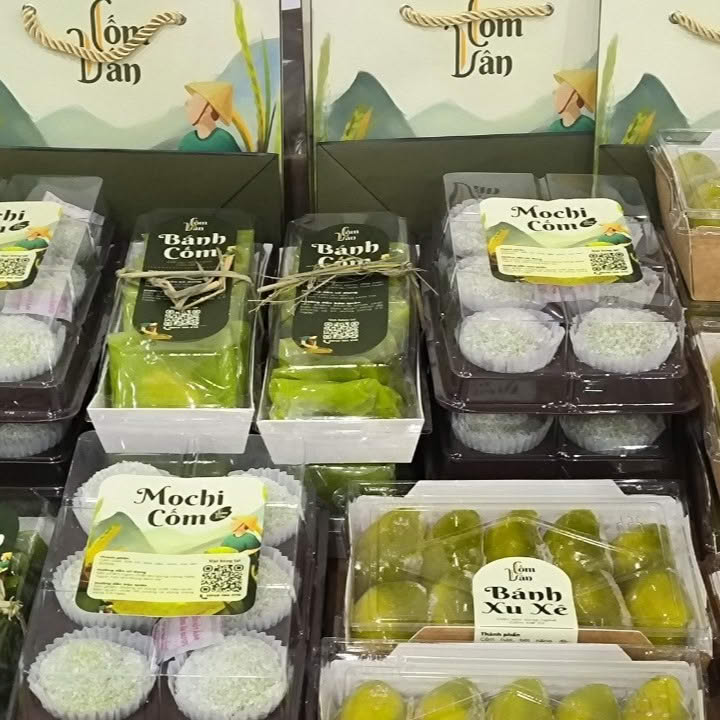 Bài viết quảng cáo đồ ăn vặt - Bánh cốm