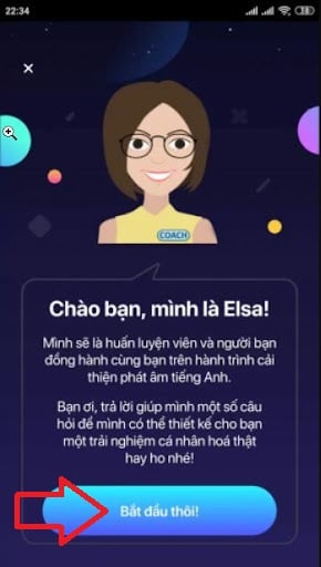 Elsa Speak bước 1