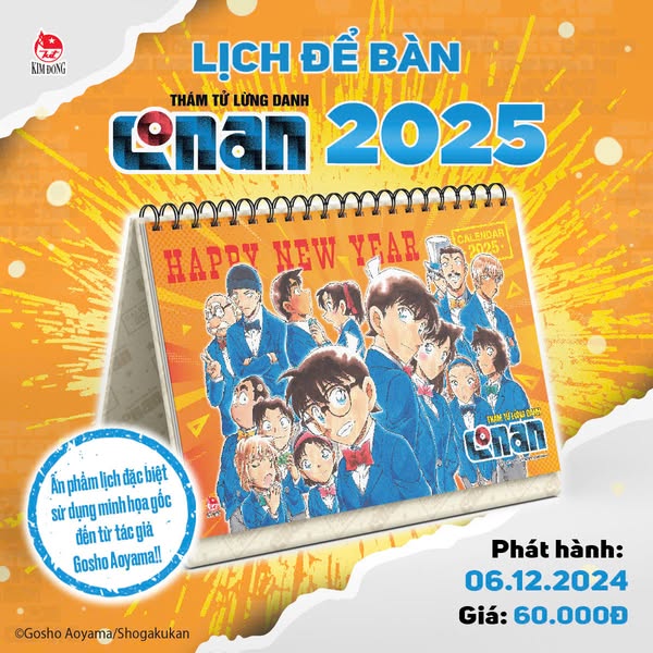 Content ra mắt sản phẩm mới - Lịch để bàn 2025