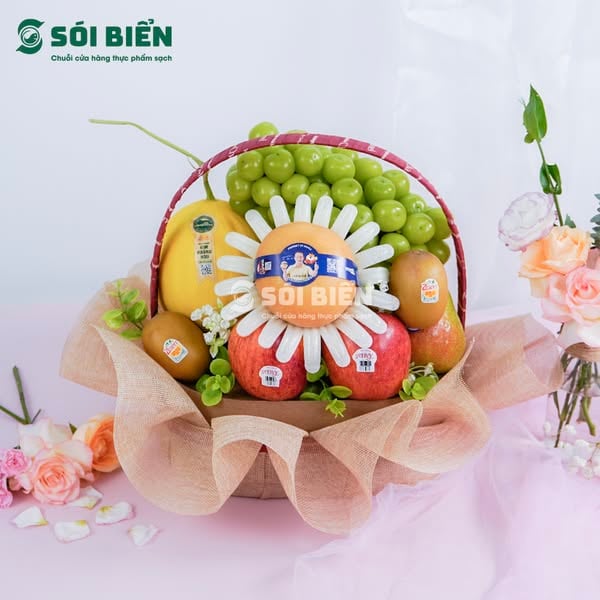 Content tặng quà hay - Giỏ quà trái cây