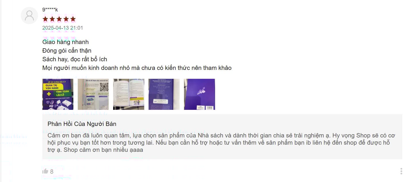 Review sách Quản trị vận hành + Tính toán lãi/lỗ cho doanh nghiệp và hộ kinh doanh
